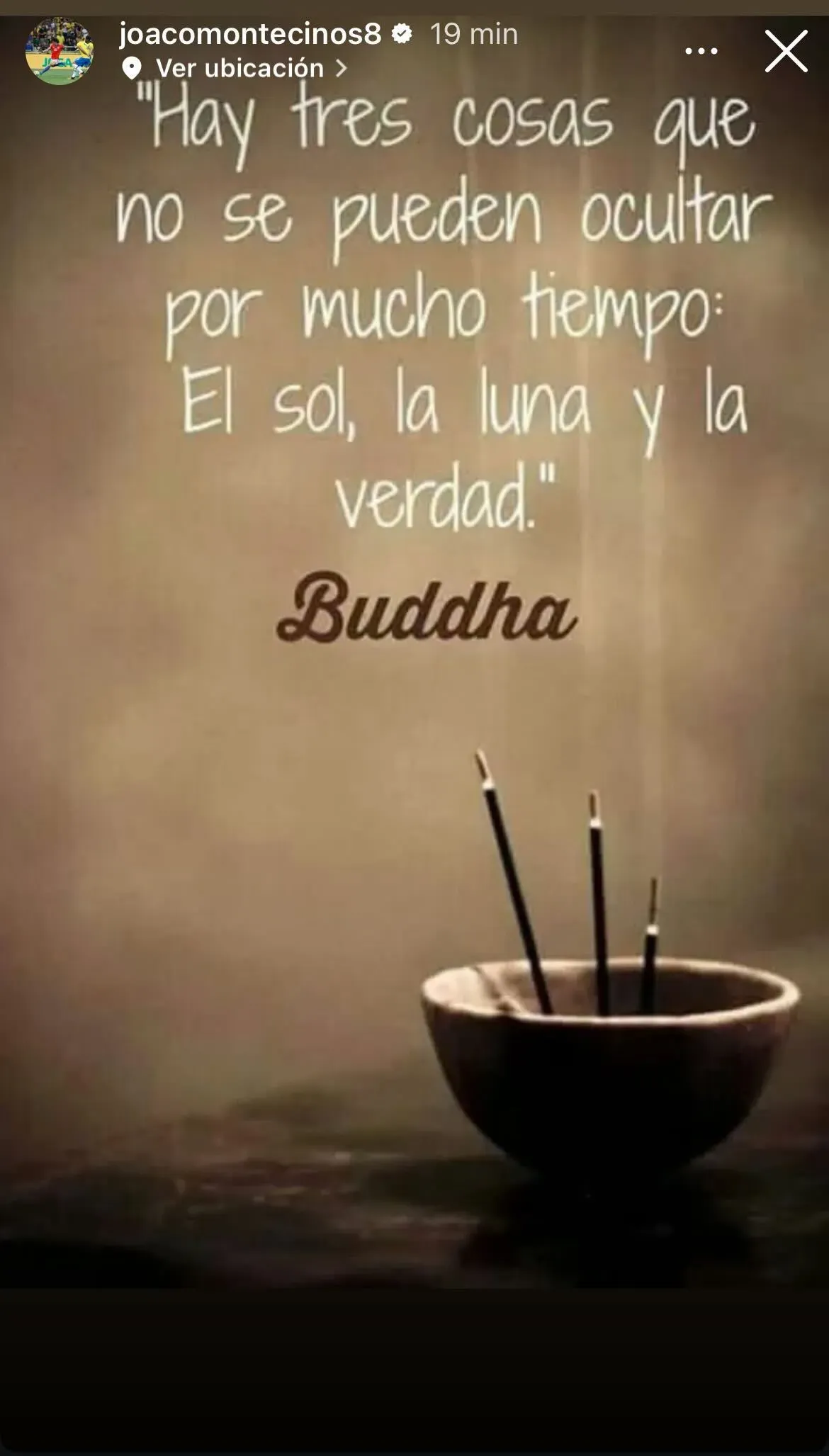 La publicación de Joaquín Montecinos tras la noticia de Paqui Meneghini | Photosport