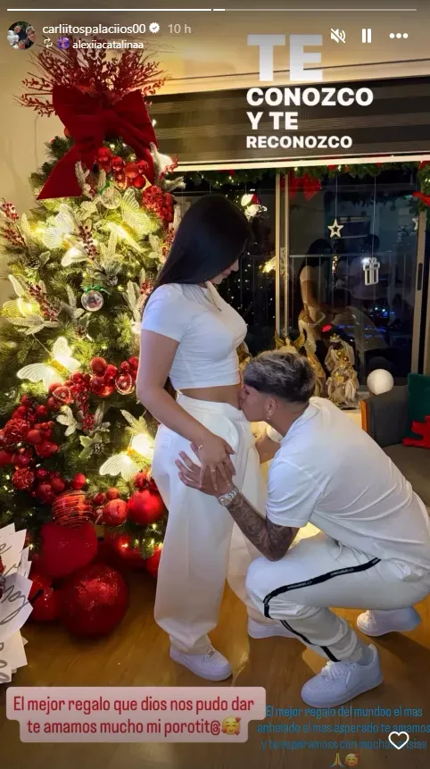 Carlos Palacios anunció que será padre. Foto: Instagram.