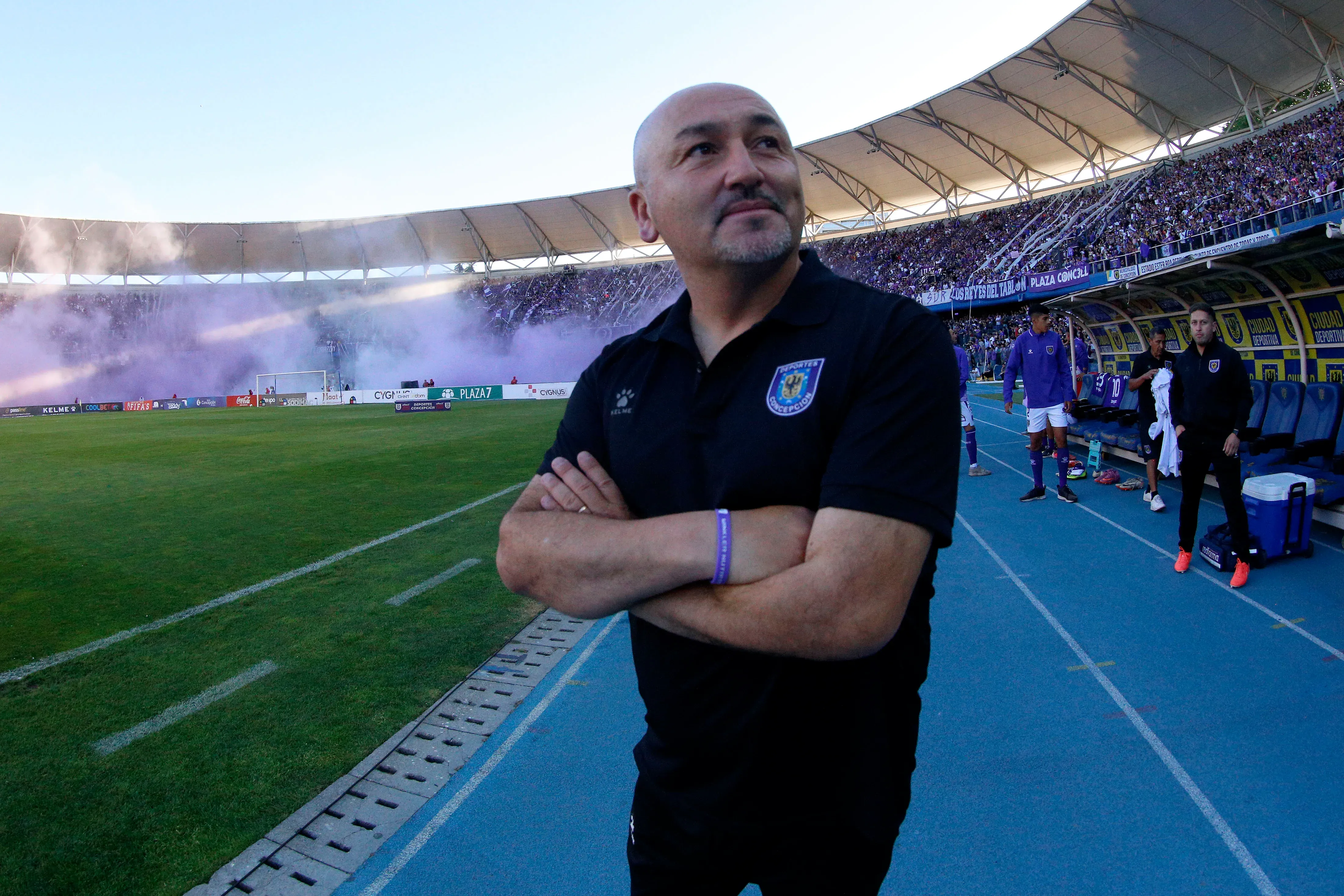Patricio Almendra habló del proyecto de Concepción. Foto: Marco Vázquez/Photosport