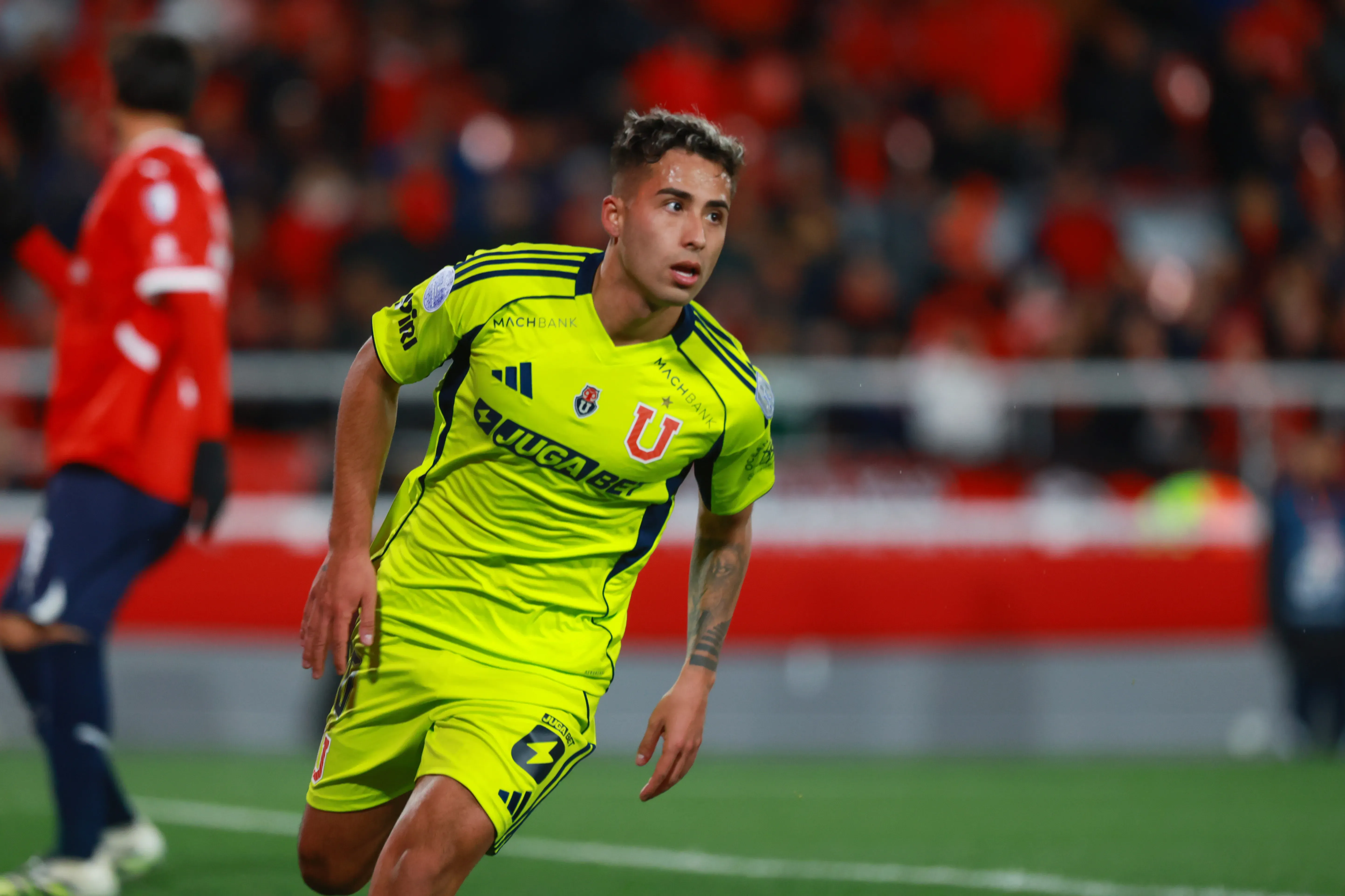 Lucas Assadi fue figura en la U en la segunda parte de 2025 con la camiseta azul. Foto: Javier Vergara/Photosport