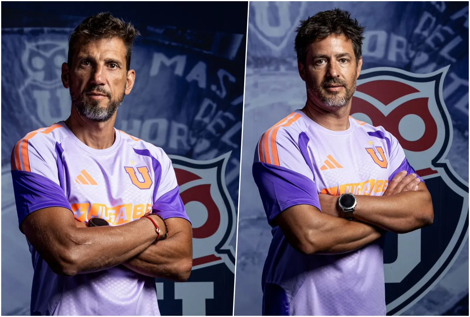 Federico Martorell fue jugador de la U y Gonzalo Fellay fue PF de los azules. Foto: U de Chile.