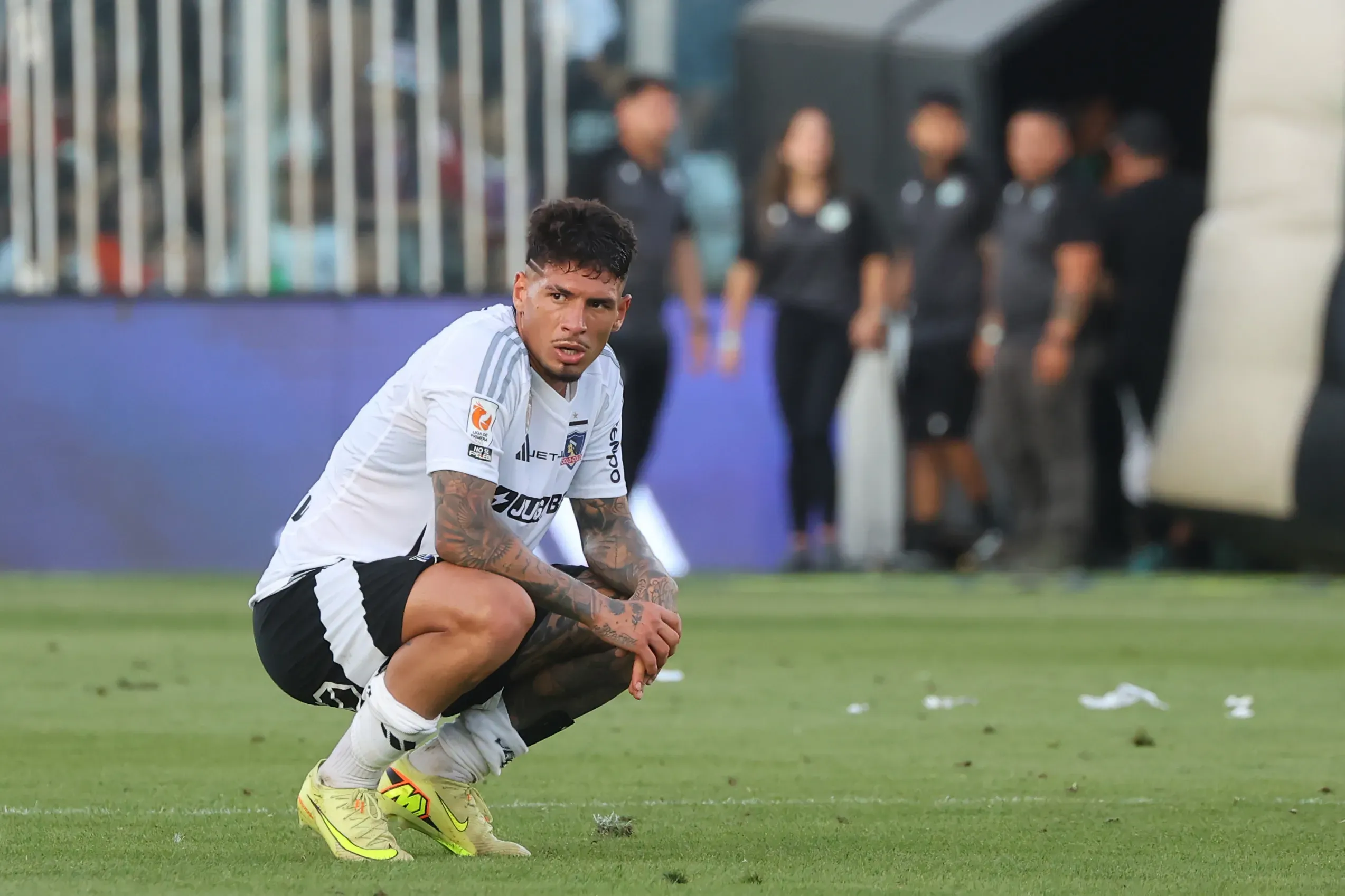 Alan Saldivia le dice adiós a Colo Colo para irse a Vasco da Gama. Foto: Photosport.