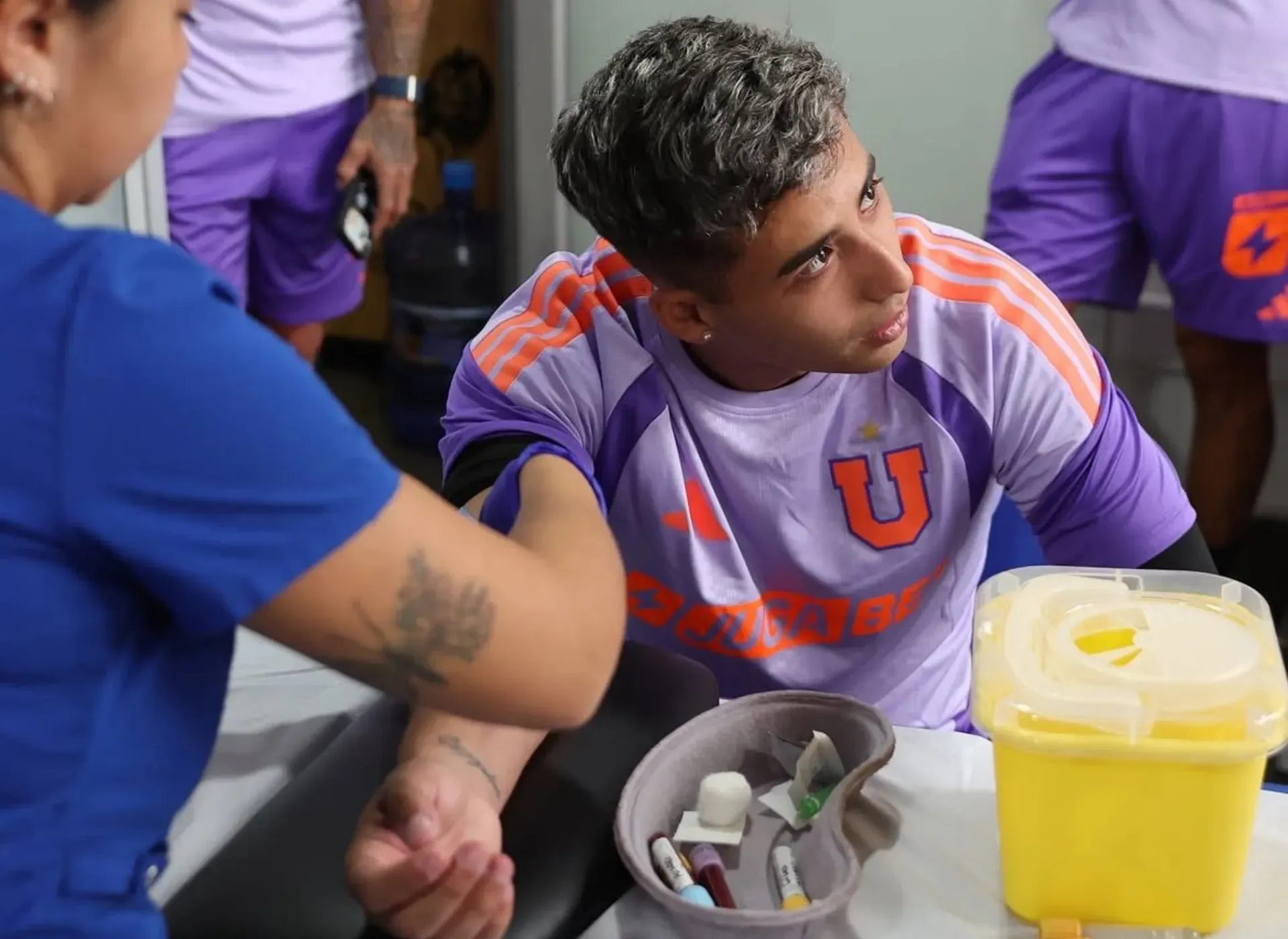 Lucas Assadi está en la pretemporada de la U. Foto: U de Chile.