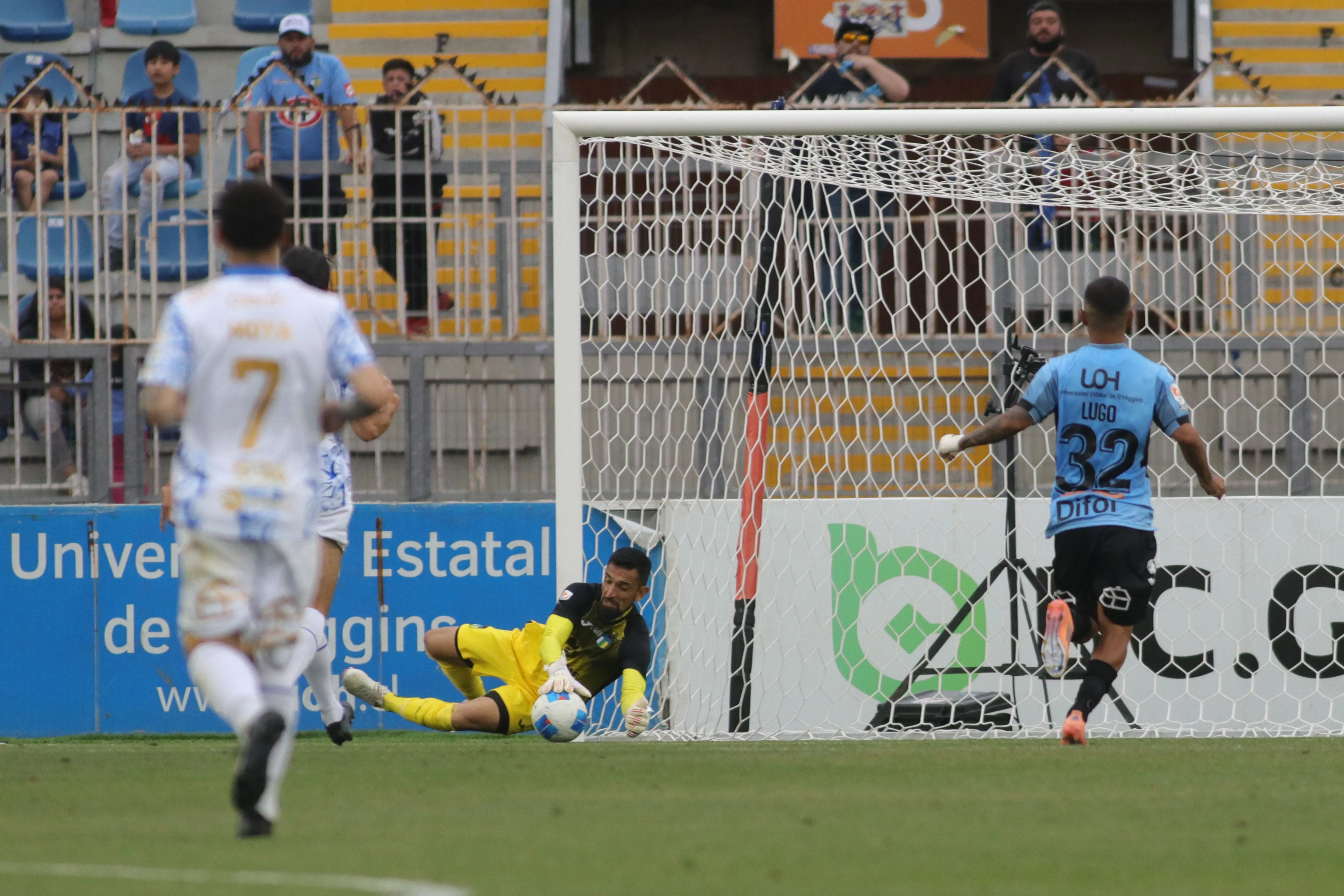 Jorge Deschamps ante Everton por O’Higgins. (Jorge Loyola/Photosport).