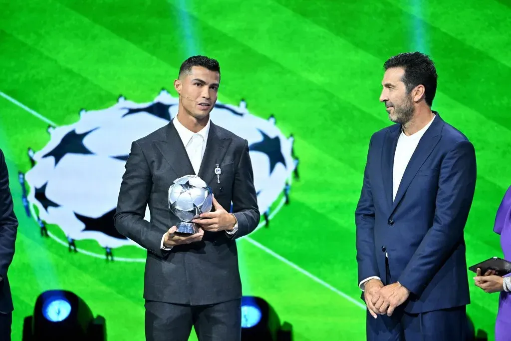 CR7 e Buffon foram companheiros de equipa na Juventus. Foto: Imago.