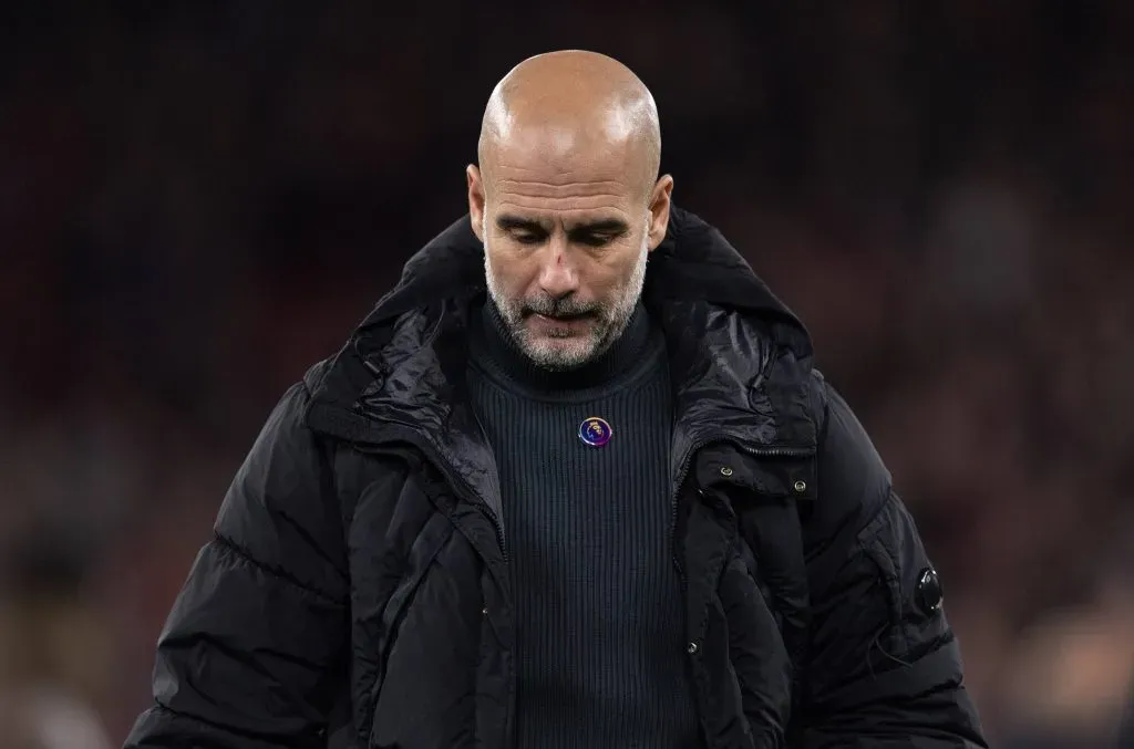 Apesar das “acusações”, Guardiola renovou recentemente o seu contrato com o City, ate 2027. Foto: Imago.