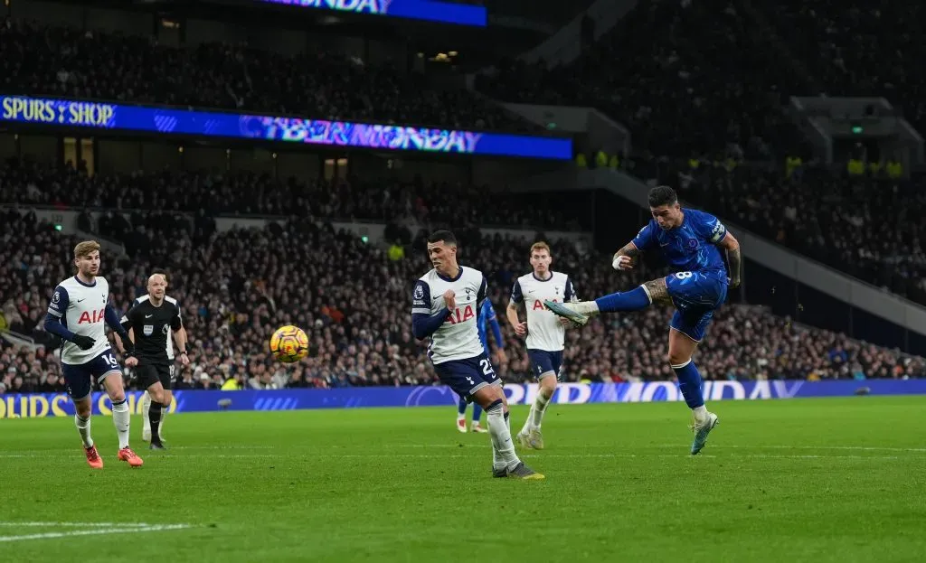 Enzo Fernández marcou o golo da virada sobre o Tottenham. Foto: Imago