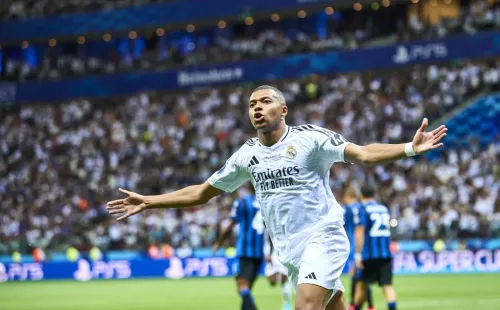 Mbappé, um dos astros do Real Madrid. Foto: Adam Nurkiewicz/Getty Images.