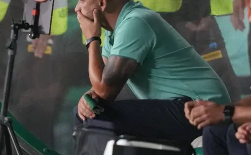 Rui Borges fez a antevisão do dérbi entre Sporting e Benfica, em conferência de imprensa. Foto: Imago.