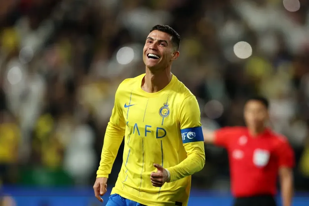 Cristiano Ronaldo, do Al Nassr, é o maior astro da liga saudita. Foto: Yasser Bakhsh/Getty Images.
