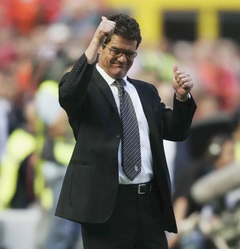 Fabio Capello como treinador. Foto: New Press/Getty Images