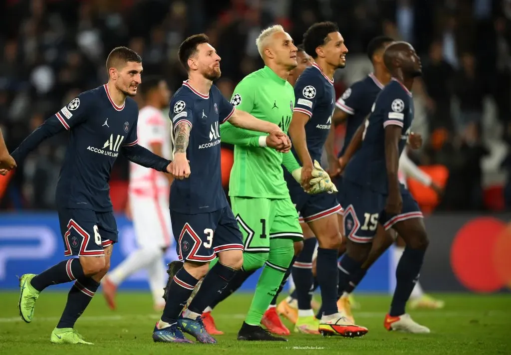 Navas e Messi chegaram a ser colegas de equipa no PSG. Foto: Matthias Hangst/Getty Images.