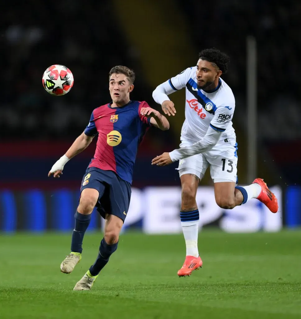 Éderson fez o golo da noite no Barcelona x Atalanta. Foto: David Ramos/Getty Images