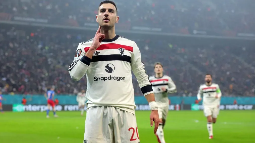 Diogo Dalot comentou declarações de Ruben Amorim. Foto: Getty Images.