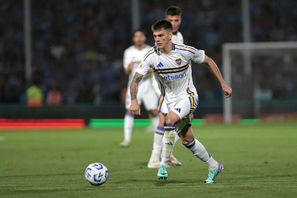 Kevin Zenón em ação pelo Boca Juniors. Foto: Getty Images