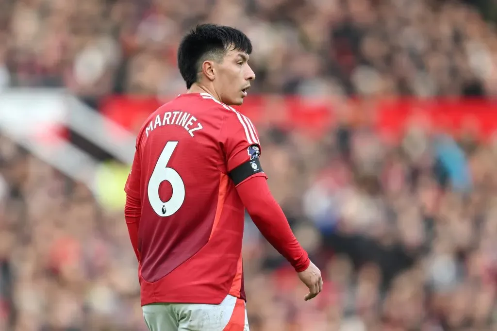 Lisandro Martínez, jogador do Manchester United. Foto: Getty Images