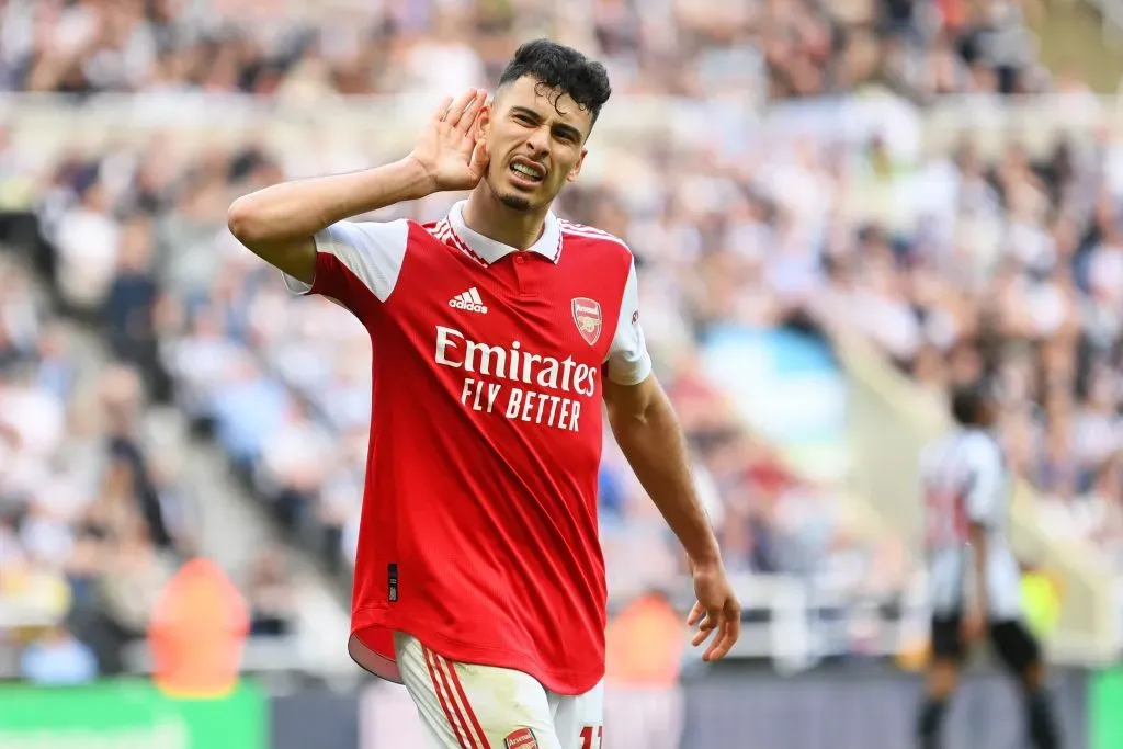 Gabriel Martinelli está confiante na “remontada” do Arsenal. Foto: Michael Regan/Getty Images.