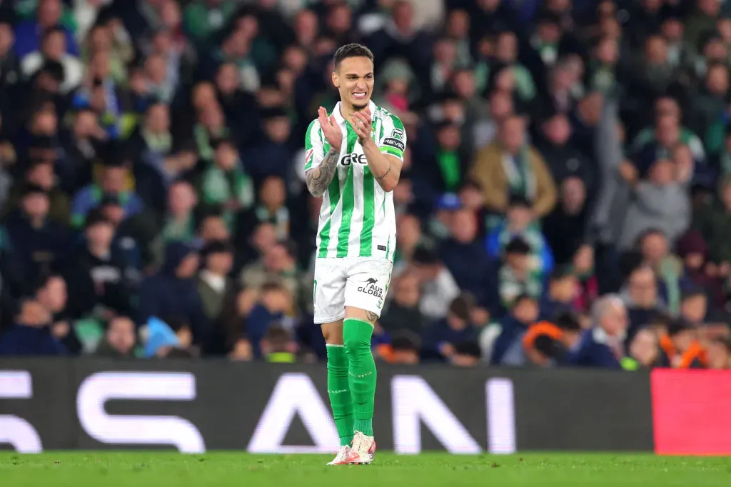Antony em ação pelo Bétis. Foto: Getty Images
