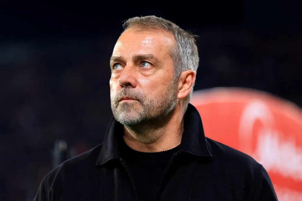 Hansi Flick, treinador do Barcelona. Foto: Getty Images