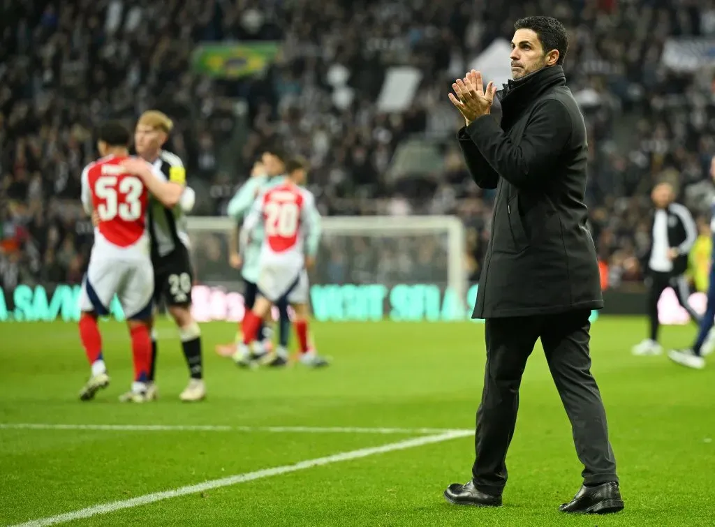 Mikel Arteta, treinador do Arsenal. Foto: Getty Images