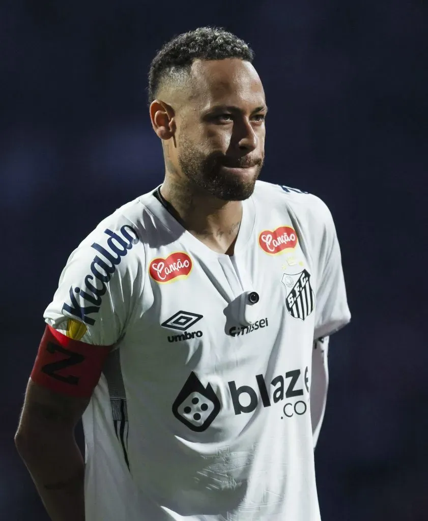 Neymar, jogador do Santos. Foto: Getty Images