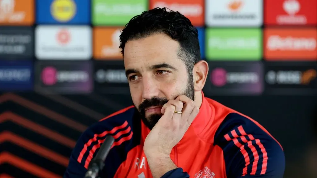 Ruben Amorim, treinador do Manchester United