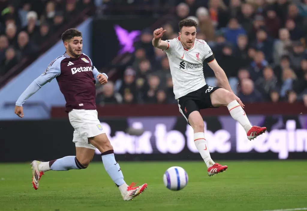 Diogo Jota em destaque pelo Liverpool. Foto: Getty Images