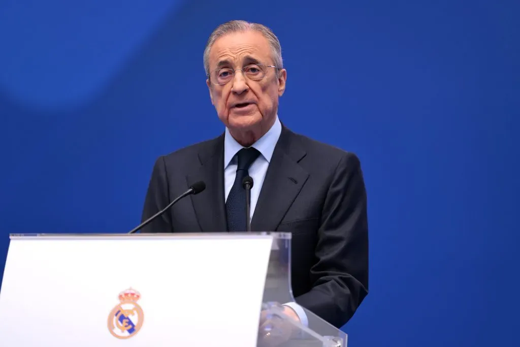 Florentino Pérez, presidente do Real Madrid. Foto: Getty Images
