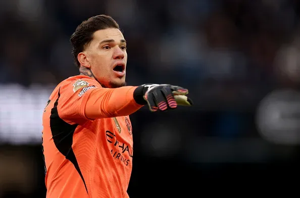 Ederson, guarda-redes do Manchester City. Foto: Getty Images