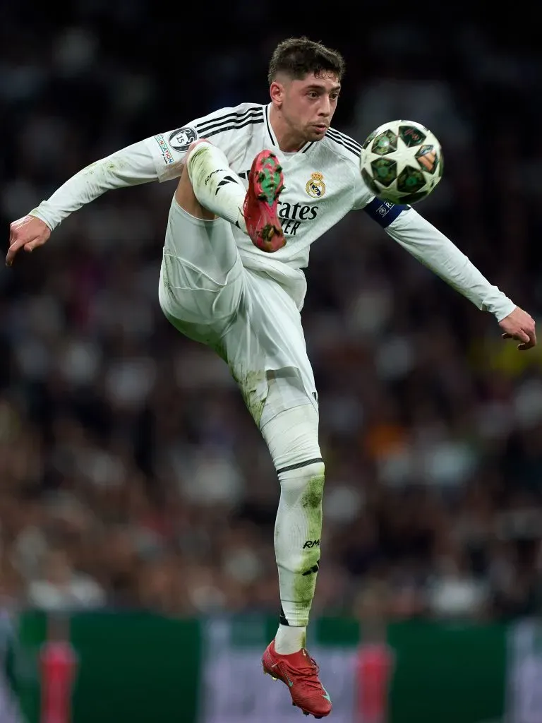Fede Valverde, o “faz-tudo” do Real Madrid. Foto: Angel Martinez/Getty Images.