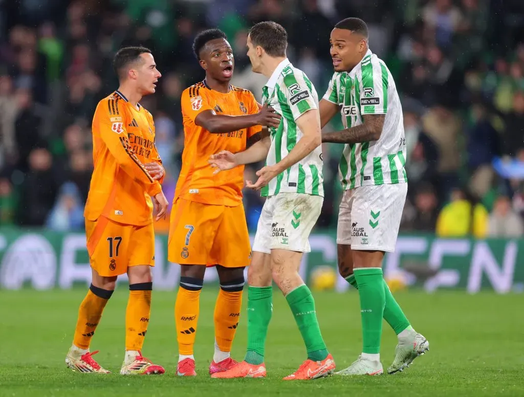 Vinícius Júnior na derrota do Real Madrid. Foto: Getty Images