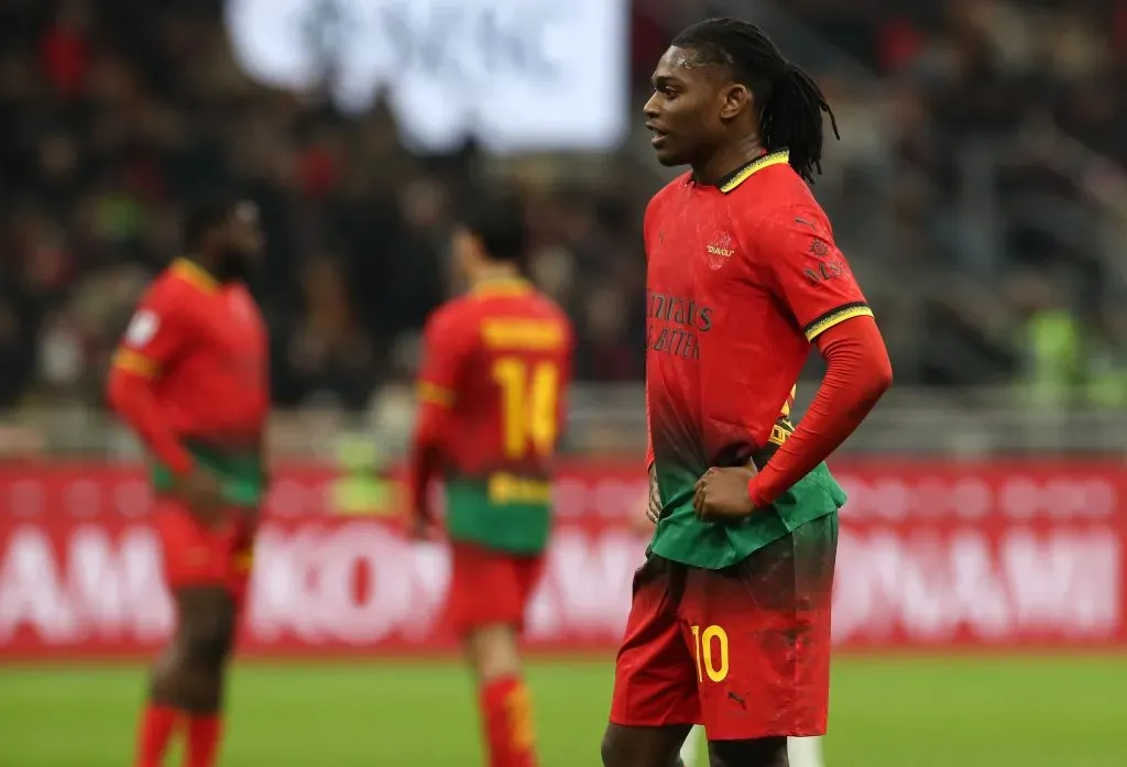 Rafael Leão, jogador do AC Milan. Foto: Getty Images