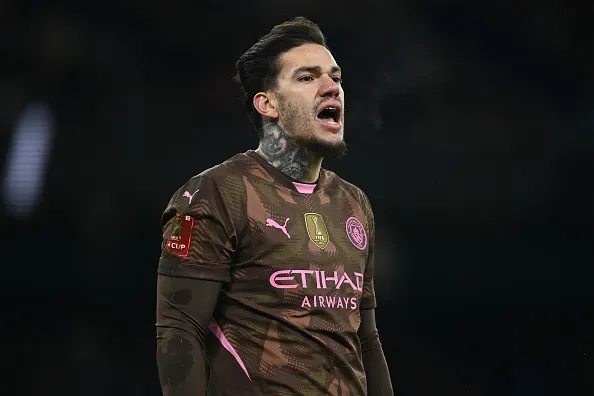 Ederson, guarda-redes dos Citizens. Foto: Getty Images