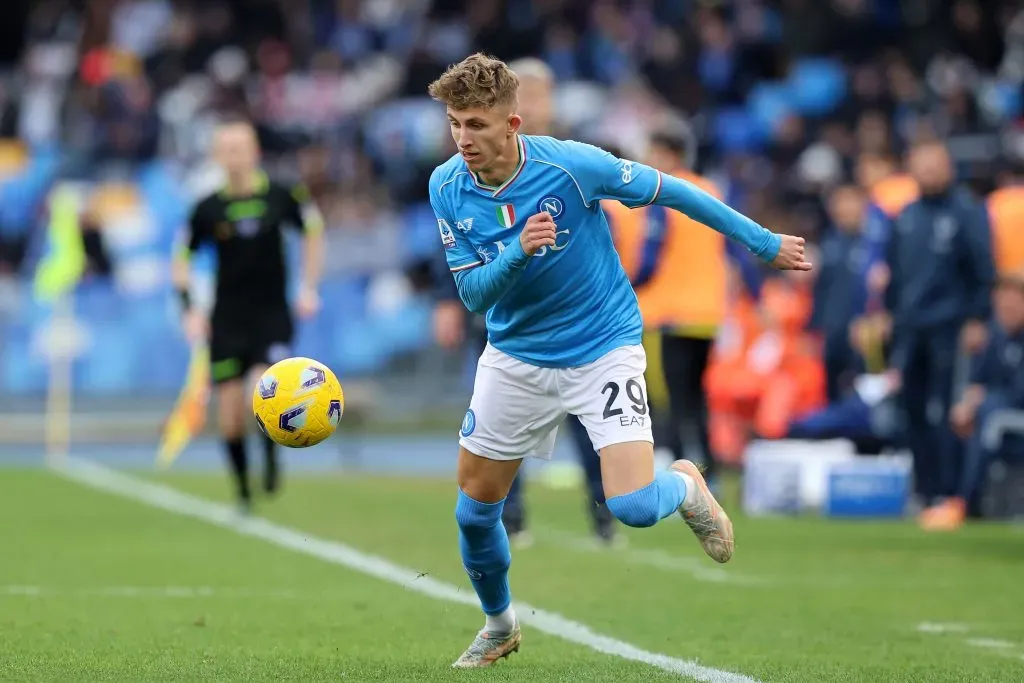 Jesper Lindstrom no Nápoles. Foto: Getty Images