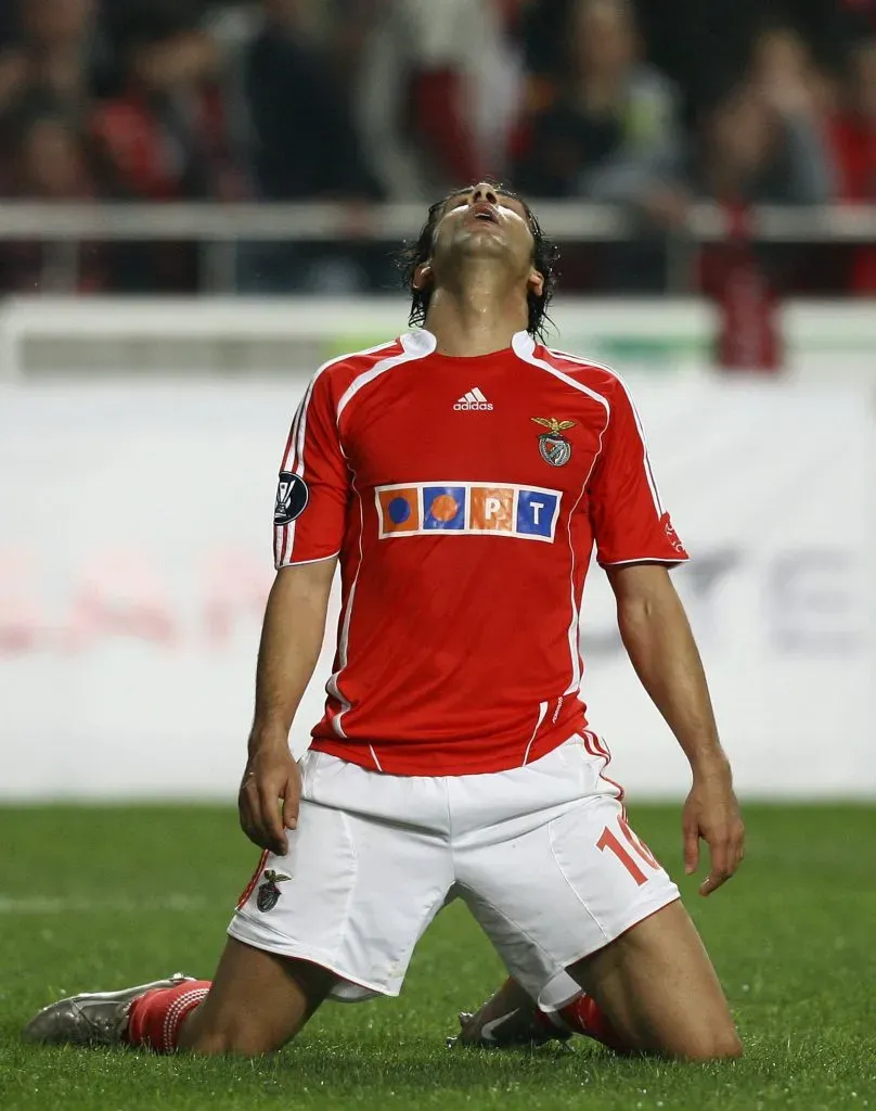 Rui Costa como jogador do Benfica. Foto: Getty Images