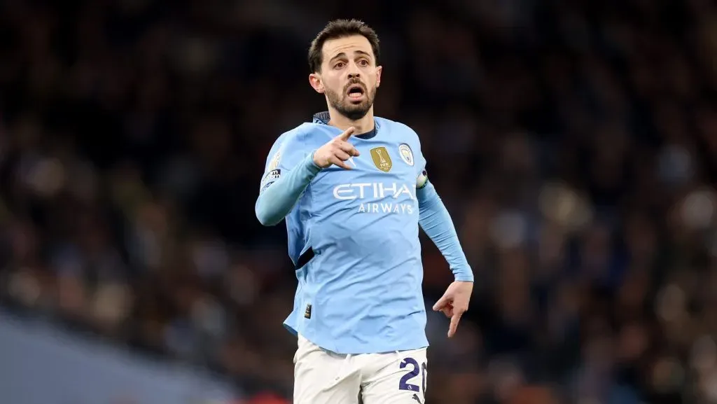 Bernardo Silva lesionou-se e foi substituído. Foto: Getty Images.