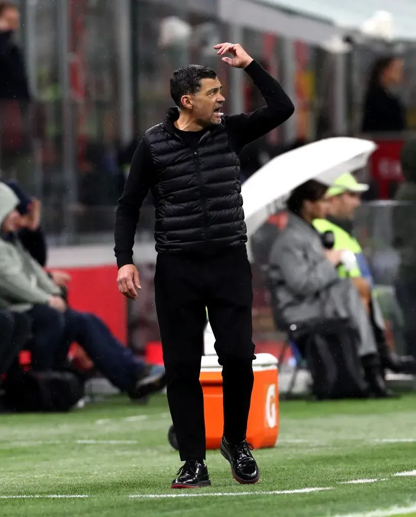 Sérgio Conceição, treinador do Milan. Foto: Getty Images