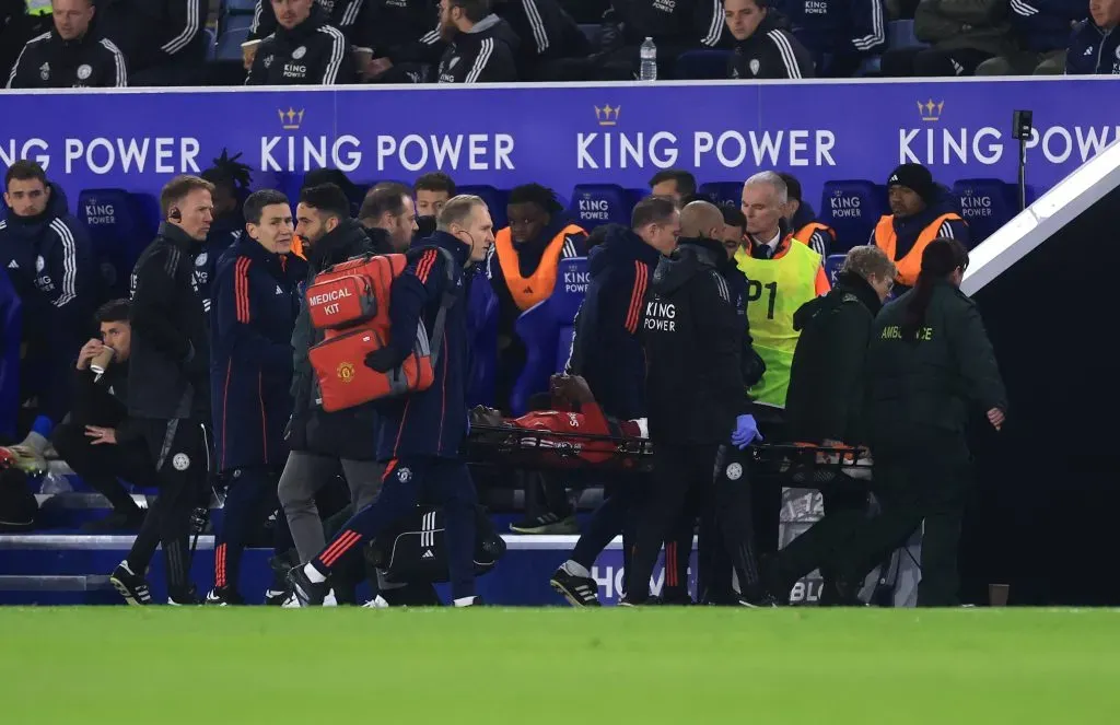Ayden Heaven saiu lesionado. Foto: Getty Images