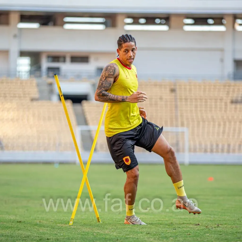 André Vidigal, o novo internacional angolano. Foto: FAF