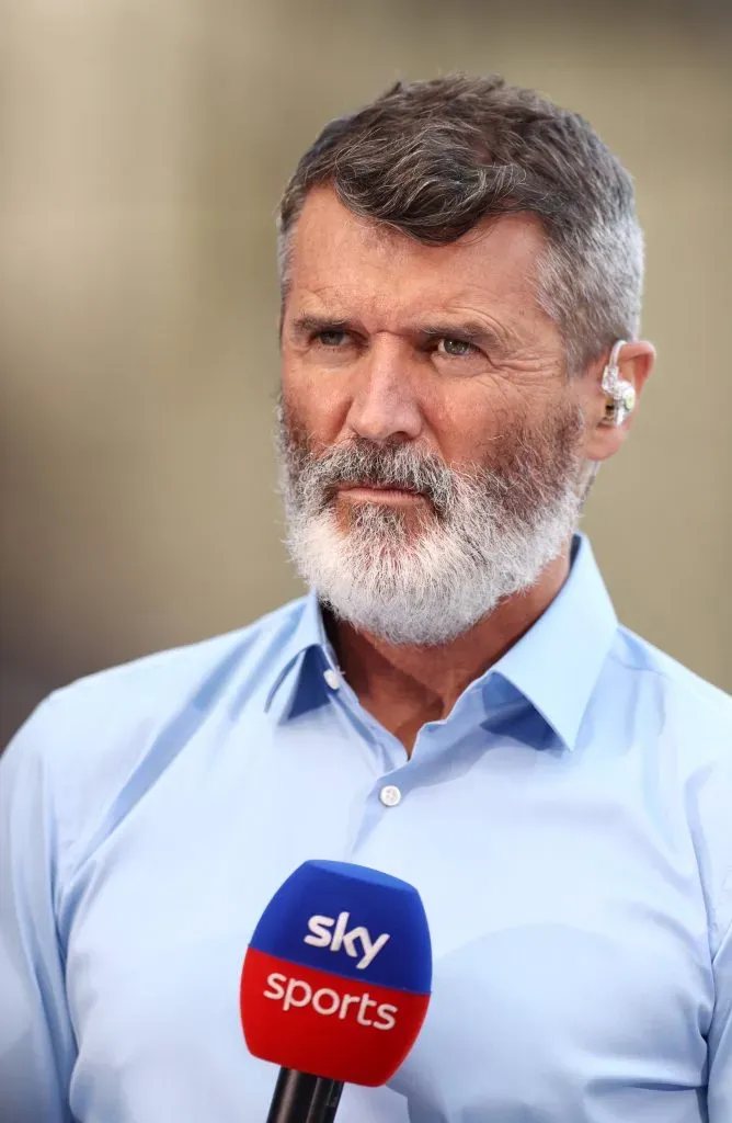 O ex-jogador e atual comentador Roy Keane. Foto: Naomi Baker/Getty Images.