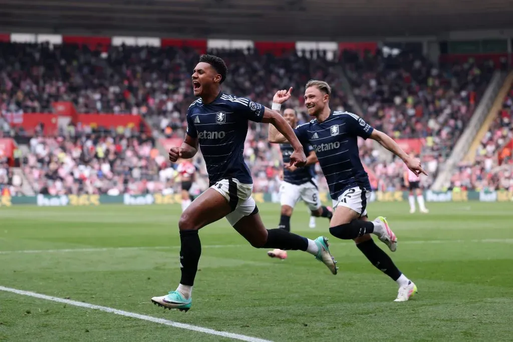 Aston Villa vence Southampton. Foto: Getty Images