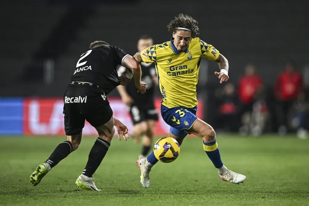Fábio Silva, jogador do Las Palmas. Foto: Getty Images
