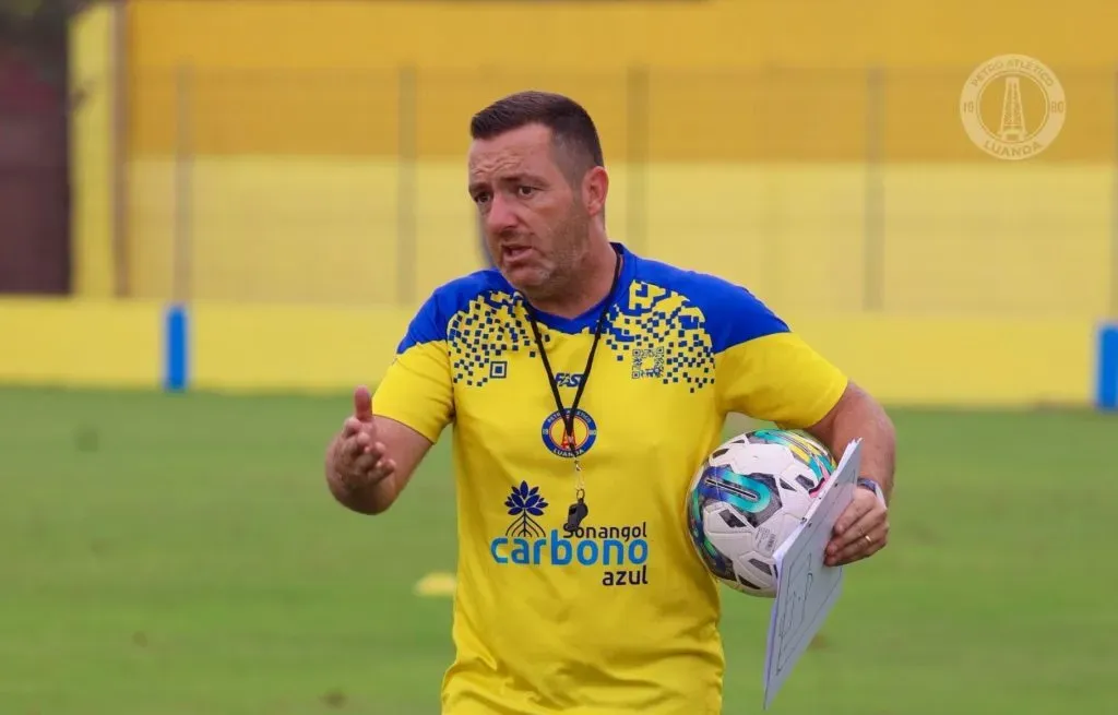 Ricardo Chéu, treinador do Petro de Luanda. Foto: Petro de Luanda