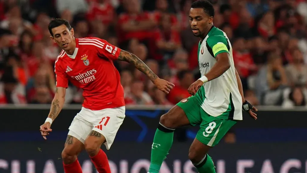 Ángel Di María poderá sair do Benfica. Foto: Getty Images.