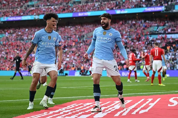 Manchester City apurou-se para a final da Taça da Inglaterra. Foto: Getty Images
