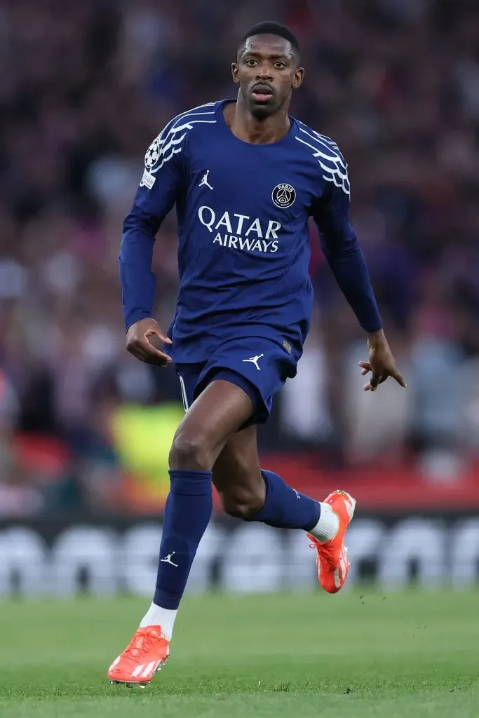 Ousmane Dembélé em destaque no PSG. Foto: Getty Images