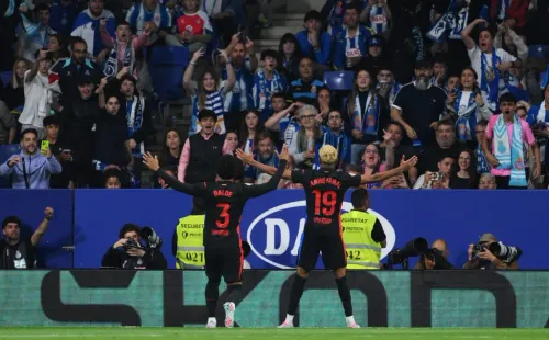 Yamal voltou a ser decisivo e com mais um golaço. Foto: David Ramos/Getty Images.