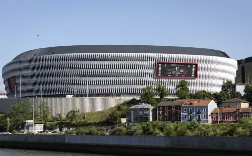 Estádio San Mamés, em Bilbau. Foto: Ryan Pierse/Getty Images.