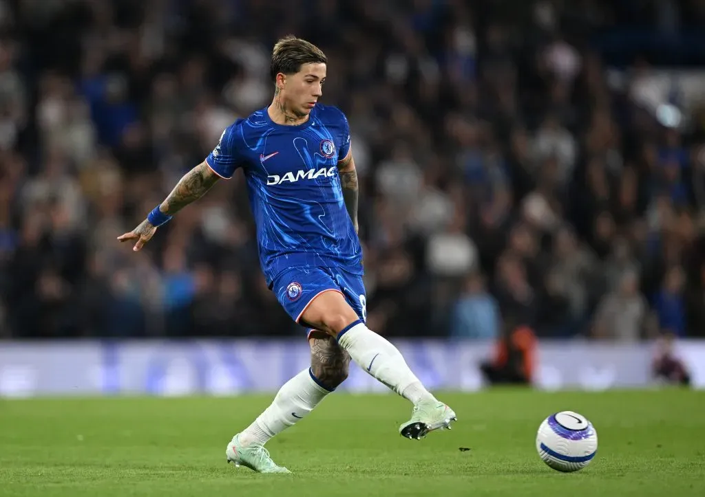 Enzo Fernández, jogador do Chelsea. Foto: Getty Images