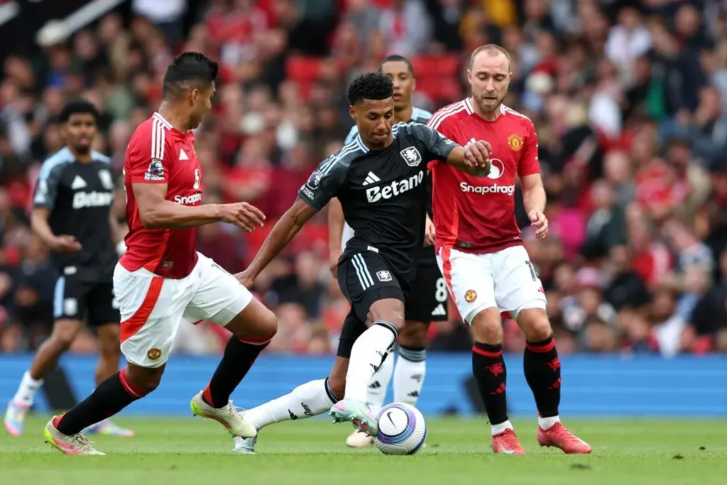 Manchester United vence Aston Villa. Foto: Getty Images